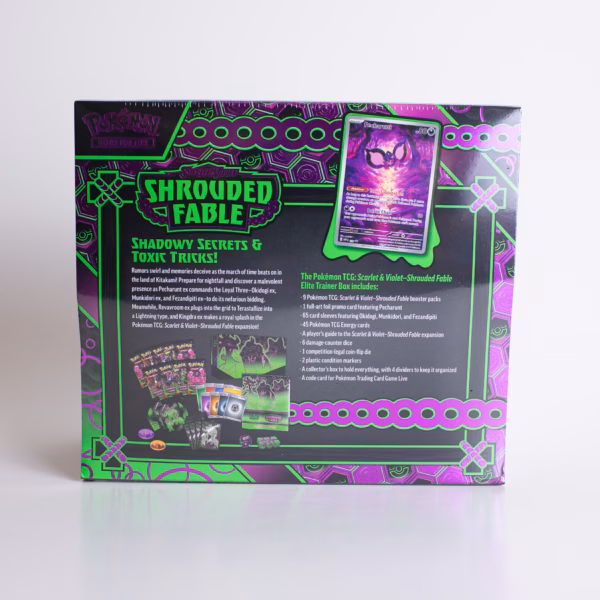 Pokémon Scarlet & Violet: Shrouded Fable - Elite Trainer Box (Pecharunt) - Image 2
